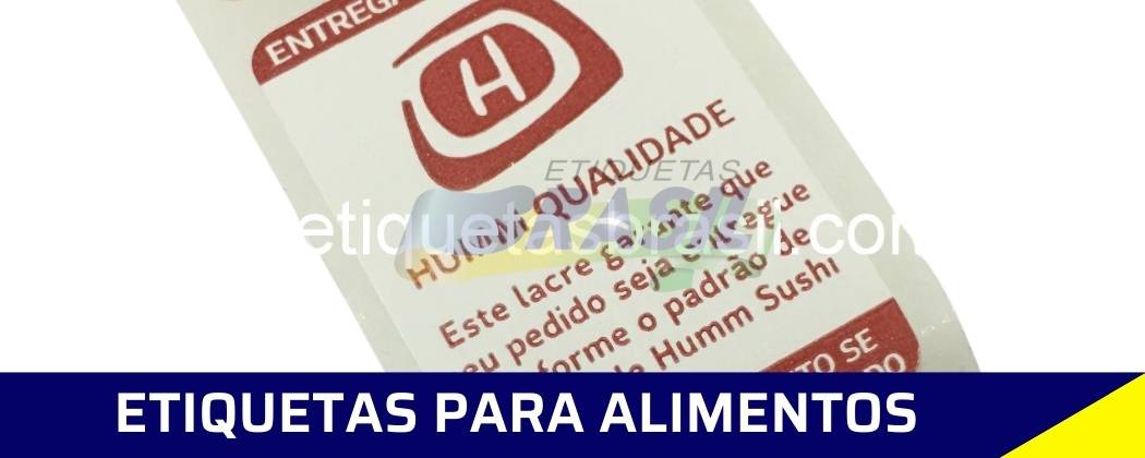 etiqueta de alimentos