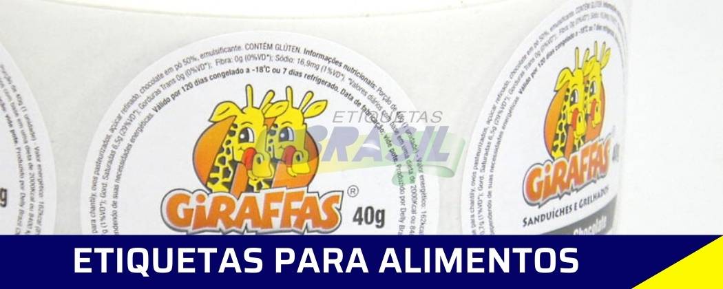 etiqueta de alimentos