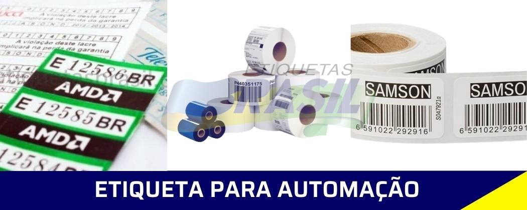 etiqueta de automação